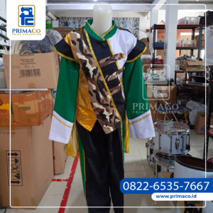 baju drumband motif doreng