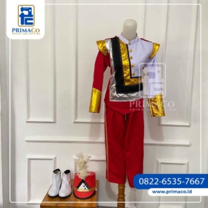 Baju Drumband Biru Emas