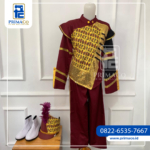 Baju Pasukan Drumband Motif Khas Papua