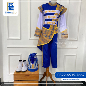 Baju Drumband Adat Lampung Perpaduan Budaya