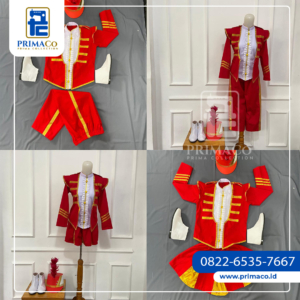 Pesanan Baju Drumband Merah Bisa Custom