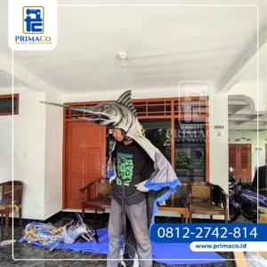 Maskot ikan marlin