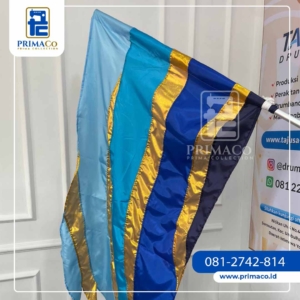 Bendera Color Guard Custom Identitas atau Warna