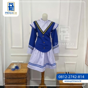 Baju Penari Warna Biru Elegan dan Berkualitas