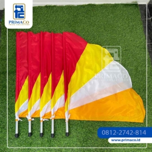 Bendera Color Guard TK dengan Warna Ceria